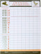 Regal Games Official Scorepad, Mexican Train Dominoes, Chicken Foot, 100 Sheets