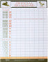 Regal Games Official Scorepad, Mexican Train Dominoes, Chicken Foot, 100 Sheets