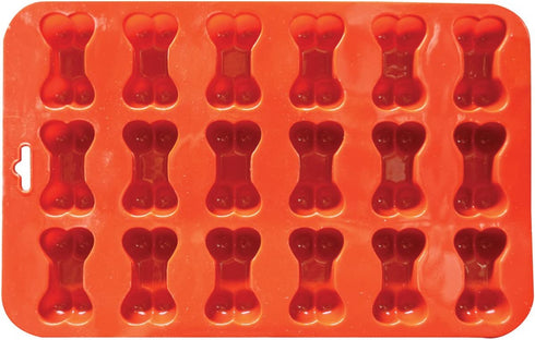Mini Bone Silicone Baking Pan flexible Mold Ice Tray Dog Puppy Treat Cookie Pet