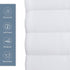 FILORA Indoor Air Conditioner Cover Window AC Units Covers for Inside 21 x 15 x 3.5 inches(L x H x D) White