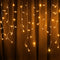 LED Solar Icicle String Lights,36Ft/11M 264 LEDs Waterproof Extendable Curtain Icicle Lights Plug in Fairy String Lights Christmas Lights for Bedroom Patio Yard Garden Wedding Party(Warm White?