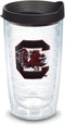 Tervis Made in USA Double Walled University of South Carolina Gamecocks Insulated Tumbler Cup Keeps Drinks Cold & Hot, 16oz, Gamecock Logo