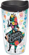 Tervis Disney-Alice In Wonderland Curiouser Insulated Tumbler with Wrap and Black Lid, 16oz