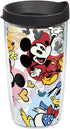 Tervis Disney - Classic Characters Tumbler with Wrap and Black Lid 16oz, Clear