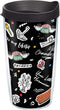 Tervis Friends-Collage Made in USA Double Walled Insulated Tumbler, 16 oz, Classic