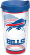 Tervis Made in USA Double Walled NFL Buffalo Bills Insulated Tumbler Cup Keeps Drinks Cold & Hot, 16oz, Tradition