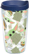 Tervis Made in USA Double Walled Star Wars - The Mandalorian Child Pattern Insulated Tumbler Cup Keeps Drinks Cold & Hot, 16oz, Clear
