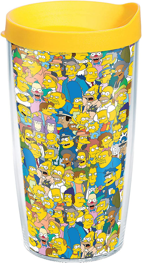 Tervis Fox-Simpsons Made in USA Double Walled Insulated Tumbler, 16 oz, Cast