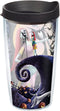Tervis Tumbler with Lid, Jack Skellington and Sally welcome the holidays in this Disney A Nightmare Before Christmas design that keeps your drinks from going all Oogie Boogie. , Black