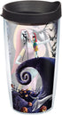 Tervis Tumbler with Lid, Jack Skellington and Sally welcome the holidays in this Disney A Nightmare Before Christmas design that keeps your drinks from going all Oogie Boogie. , Black