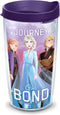 Tervis Disney Frozen 2 Group Insulated Travel Tumbler & Lid, 16 oz, Clear