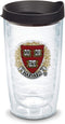 Tervis Made in USA Double Walled Harvard University Crimson Insulated Tumbler Cup Keeps Drinks Cold & Hot, 16oz, Logo