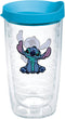 Tervis Disney-Stitch Front and Back Made in USA Double Walled Insulated Tumbler, 16 oz, Classic