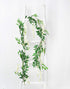 DearHouse 2Pcs 6Ft/Piece Artificial Flowers Wisteria Garland Artificial Wisteria Vine Hanging Flower Greenery Garland for Home Garden Outdoor Wedding Arch Floral Decor (White)