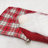 Sucpur 2Pcs Christmas Stocking, 17.7x7.87inch Beard Plaid Red Grey Faceless Doll Christmas Stocking Rudolph Print Xmas Stockings Sock Gift Bag Pendant Stocking Hot Snowman Decorations