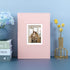Golden State Art, Photo Album for 4x6 300 Pictures - Weddings, Holidays, Engagements, Vacations, Family - Front Extra Large Photo Display (Faux Leather Pink)