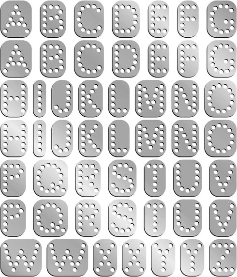 Rhinestone Genie RT2-ARI002 Embellishment Template, Arial 002
