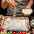 TeamFar Lasagna Pan, 12…–™™ x 9¾™™ x 2™™, Stainless Steel Rectangular Casserole Cake Baking Brownie Pan, Non-toxic & Sturdy, Brushed Surface & Deep Side, Dishwasher Safe, 2PCS