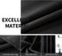 TOAVA DECO Black Curtains for Bedroom 2 Panels Grommet Top Blackout Thermal Insulated Room Darkening Curtains Panels for Bathroom 52 Inch Width x 45 Inch Length