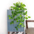 WXBOOM 1 Pack Artificial Hanging Plant 2.84Ft Fake Potted Plant Fake Ivy Vine for Home Shelf Indoor Outdoor Garden Decor (with Black Plastic Pot)