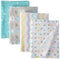 Luvable Friends Unisex Baby Cotton Flannel Receiving Blankets, Basic Elephant, One Size