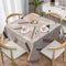 BLUBLU Square Table Cloth 60" X 60" Washable Table Cover Marble Waterproof Tablecloths for Kitchen and Dining Room Wedding and Parties