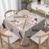 BLUBLU Square Table Cloth 60" X 60" Washable Table Cover Marble Waterproof Tablecloths for Kitchen and Dining Room Wedding and Parties