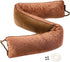 MAGZO Under Door Draft Stopper 32 Inch Length, Brown Weighted Door Draft Blocker for Door Bottom Noise Reducer Energy Saver