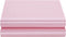 Satin Flat Sheet Only, Queen Flat Sheet, 1 - Piece Pink Top Sheet, Extra Soft Silk Flat Bed Sheets Sold Separately Queen - Pink