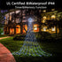 MUYUN Christmas String Lights 317 LED Star Waterfall Twinkle Fairy Lights for Christmas Decorations Party Wedding Indoor Outdoor Decorative Lights (White)