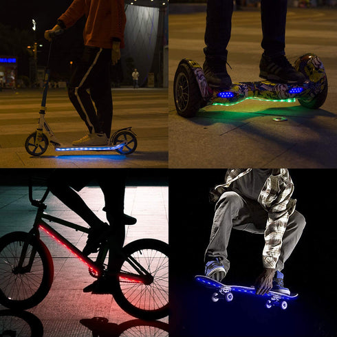 SUMAITEC Waterproof LED RGB Strip Lights with Battery Box, Multi-Color with Remote Control, Battery Powered, Length to Select: 50cm/ 1m/ 2m, for Home and Outdoor