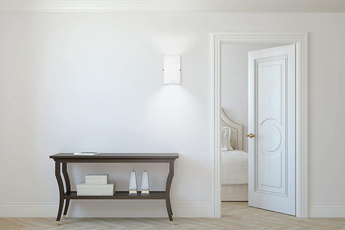 EGLO 20131A Troy Wall Sconce, Matte Nickel, 11.80x7.10x6.25