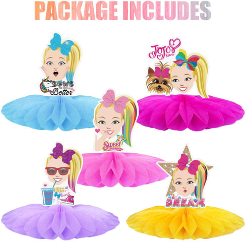 Jojo Centerpieces for Jojo Party Supplies Tables Flowers Desk Decorations Party Favor