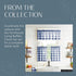 Elrene Home Fashions Farmhouse Living Buffalo-Check Valance, Bathroom or Kitchen Valance for Windows, 60" x 15" (1 Valance), Blue/White