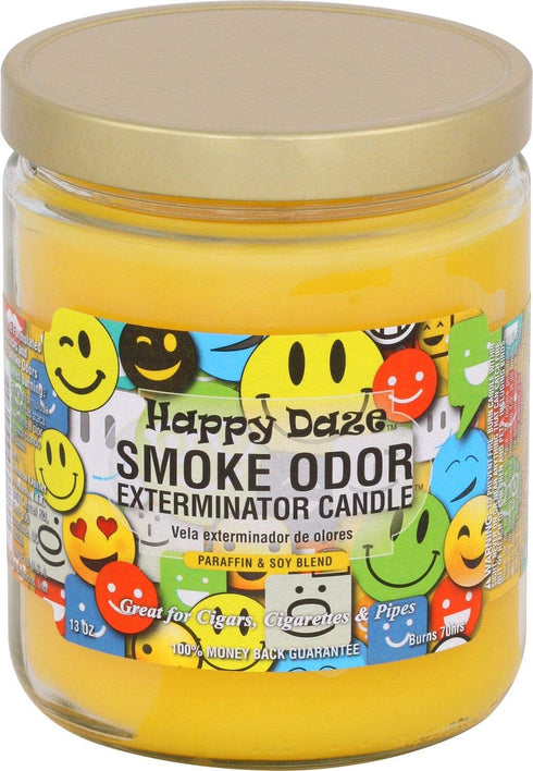 Smoke Odor Exterminator 13oz Jar Candles (Happy Daze, 2)