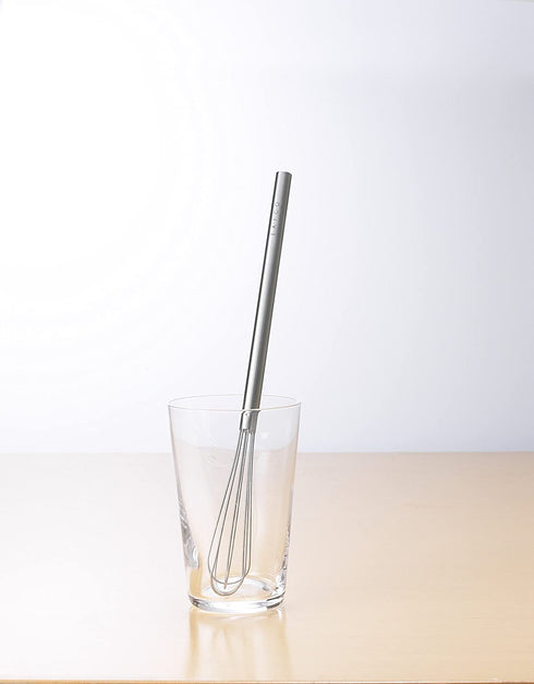 Yoshikawa EAtCO MEZELU Whisk, Silver