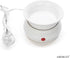 Hosley White Ceramic Electric Fragrance Candle Wax Warmer. Ideal for Spa and Aromatherapy. Use Brand Wax Melts Cubes Essential Oils and Fragrance Oils
