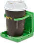 AdirMed Universal Drinking Cup Holder - for Any Kind of Strollers, Walkers, Bicycles, Wheelchairs, Rollator, Cane & Crutch (Green)