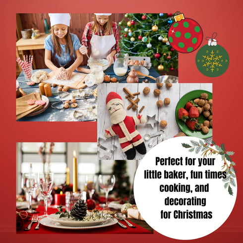 Elrene Home Fashions Elf Naughty or Nice Oven Mitt and Pot Holder Gift Set of 2, 7 in x 13 8 in x 8, Multi