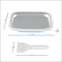 Ice Cream Roller Plate-Anti-Griddle Pan with 2 Spatulas for Easy Homemade Rolled Ice Cream, Gelato, Sorbet-Frozen Treat Maker by Classic Cuisine