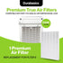 Durabasics Air Filter for Winix C545 Replacement Filter & Winix Replacement Filter C545-1 Air Filter & 4 Activated Carbon Pre-Filters -Replacement for Winix Filter S, C545 Filter & Winix Filter C545