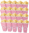 Tebery 20 Pack Plastic Open-Top Popcorn Boxes Reusable Movie Theater Style Popcorn Container Set -7.7" Tall x 4" Square