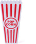 Tebery 20 Pack Plastic Open-Top Popcorn Boxes Reusable Movie Theater Style Popcorn Container Set -7.7" Tall x 4" Square