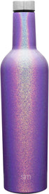 Simple Modern Spirit 25oz Wine Bottle - Double Wall, Vacuum Insulated Wine Bottle with Leak Proof Lid - 18/8 Stainless Steel Shimmer: Kunzite