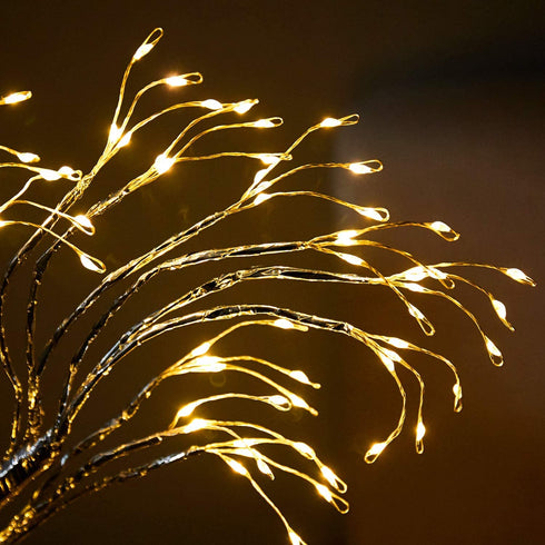 20" Firefly Bonsai Tree Light - Fairy Light Spirit Tree Lamp with 108 LED Lights - DIY Artificial Tree Lamp, USB/Battery Touch Switch, Deco of Children's Room, Bedroom, Living Room, Party Wedding