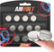 AmVolt- Pack of 12 CR2032 Batteries, 220mAh 3 Volt Lithium Battery, Long Lasting Coin Cell 2032 Batteries for Small Electronic Devices