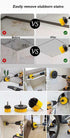 YIHATA 7 Pack Drill Brush Attachment Set, All Purpose Power Scrubber Cleaning Kit, Power Scrubber Brush for Bathroom Surfaces, Floor, Tub, Shower, Grout, Tile and Kitchen Surface (7pack)
