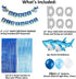 Baby Shark Party Supplies Decorations DOO DOO Foil Balloons Shark Birthday Banner for Boy Girl Baby Shower 1st 2nd 3rd Birthday Party Set Tinsel Curtain Backdrop