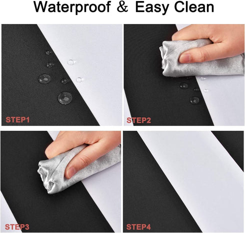 ASPMIZ Black and White Striped Tablecloth for Rectangle Tables, Geometric Line Waterproof Table Cloth for Kitchen Dining Room, Tablecloth Rectangle 60? x 84?