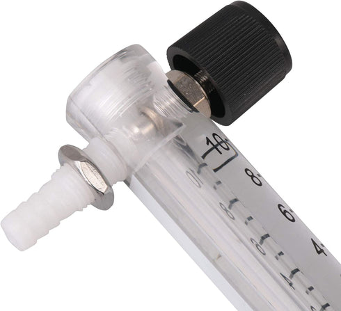 CNBTR LZQ-3 0-10 LPM Tube Type Acylic Flowmeter Gas 8mm Hose Fitting Oxygen Flowmeter Regulator Flow Meter
